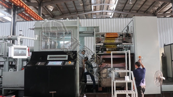 Machine de revêtement à rouleaux à grande vitesse pour films en plastique polymère