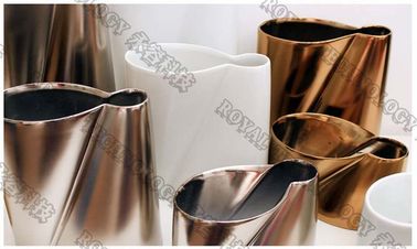 Équipement en céramique de revêtement de vase/boîte de pots, noir de Matt et équipement d'électrodéposition d'ion de l'or PVD