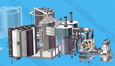 Pulvérisation de système de dépôt de la couche mince de PVD et machine de revêtement de évaporation thermique de la productivité PVD de métallisation sous vide haute
