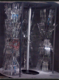 Vide en plastique de couverts métallisant la machine pour la cuillère/fourchette en plastique jetables