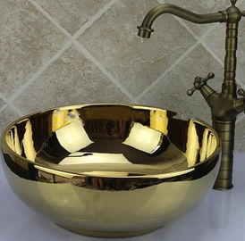 La machine de placage à l'or de garnitures de salle de bains, robinets étament l'or, machine d'électrodéposition de l'or PVD de ZRN sur les robinets en laiton