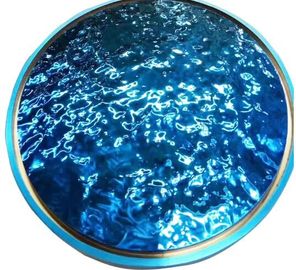 Revêtement bleu de la couleur PVD sur des pièces en métal, service bleu en laiton de revêtement de l'alliage PVD
