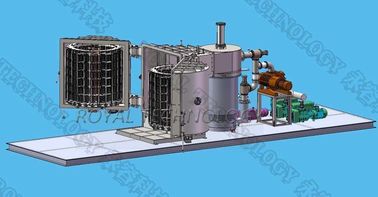 2 - Machine de cuivre de métallisation sous vide des portes PVD, évaporation thermique de filament de résistance métallisant le système