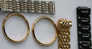 Services de métallisation sous vide de la chaîne de montres d'acier inoxydable PVD, arc plaquant le fournisseur de la Chine de service de revêtement d'or de Rose