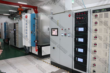 Machine d'électrodéposition de PVD TiO, équipement décoratif d'électrodéposition de couleur d'arc-en-ciel de PVD, électrodéposition pourpre de décoration de PVD