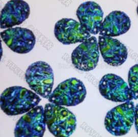 Le service coloré décoratif de revêtement de PVD, perles en verre, cristal partie les revêtements décoratifs de PVD