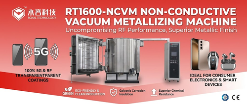 Dernières nouvelles de l'entreprise RT1600-NCVM Machine à revêtement sous vide à double technologie PVD pour métallisation non conductrice