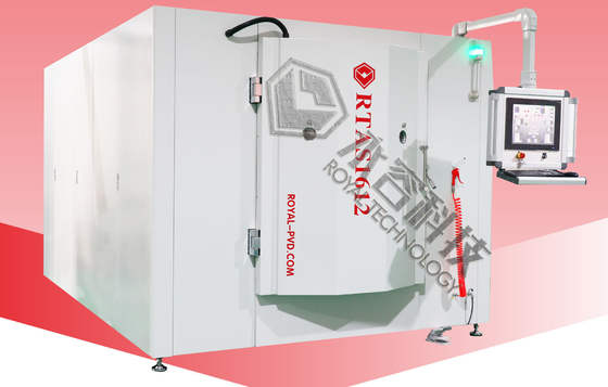 Un bon prix. Système de pulvérisation de magnétron de flacon de vide, équipement de dépôt de tonnelier de PVD, machine de cuivre de dépôt de pulvérisation de PVD en ligne