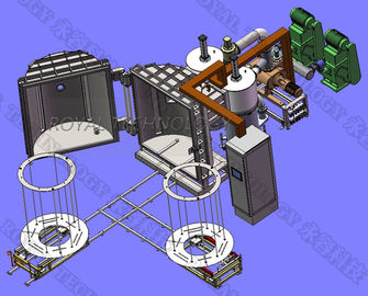 Un bon prix. Machine en aluminium de pulvérisation de magnétron, vide poussé de PVD métallisant la machine en ligne