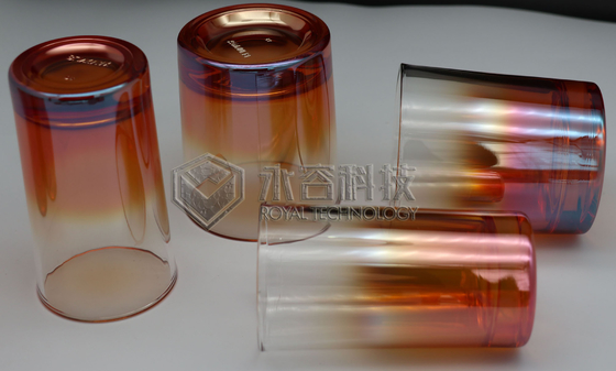 Machine de placage d'évaporation d'arc de la machine de revêtement des produits en verre ambre de couleur PVD sur des perles de verre