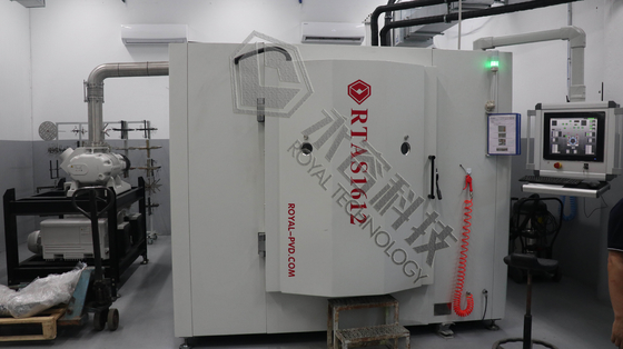 Un bon prix. Machine de revêtement en noir profond PVD, système de dépôt par pulvérisation MF en ligne