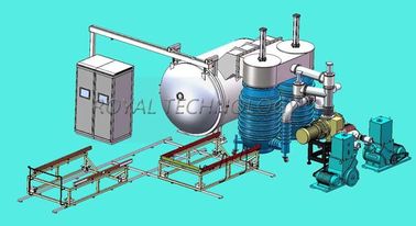 Unité thermique horizontale de revêtement d'évaporation, machine de revêtement de métallisation en aluminium de vide poussé