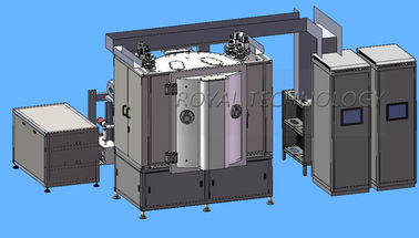 La machine de revêtement en bronze de pulvérisation de magnétron de couleur, Metal la machine d'électrodéposition d'ion d'arc de la couche mince