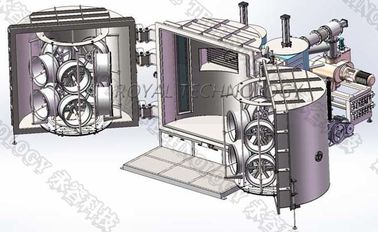 Un bon prix. La machine des véhicules à moteur d'électrodéposition de la roue PVD, voiture borde l'unité de métallisation sous vide de pulvérisation de PVD Chrome en ligne