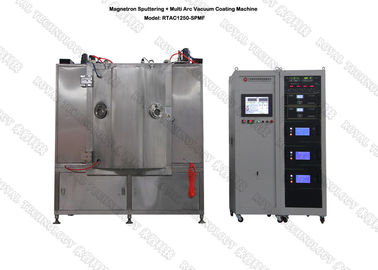 Un bon prix. Machine de revêtement de pulvérisation de magnétron de MF, MF pulvérisant l'usine de revêtement noire de film, TiCN noirâtre, dispositif d'enduction de vide de film de centre de détection et de contrôle en ligne