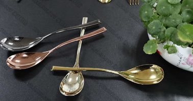 Service de revêtement de la vaisselle plate PVD d'acier inoxydable, arc cathodique plaquant l'or de Rose, couleurs de cuivre