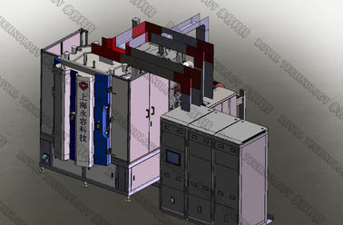 Magnétron de MF pulvérisant la machine de métallisation sous vide de PVD, unité de dépôt de pulvérisation de MF de bidon
