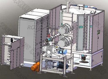 Système conducteur de pulvérisation du film PVD, machine en céramique de métallisation sous vide de pulvérisation d'en cuivre de PVD,