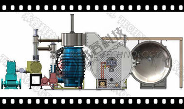 Un bon prix. Vide poussé métallisant la machine de revêtement, magnétron pulvérisant + dépôt d'évaporation en ligne