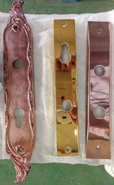 Machine d'électrodéposition d'ion de poignée de porte d'or de Rose, équipement titanique de revêtement de la nitrure PVD