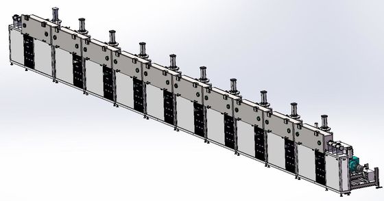 Un bon prix. Chaîne de production continue de revêtements des métaux de PVD pour les câbles optiques de fibre en ligne