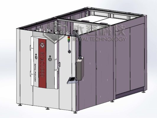 Le champ RTSP1000 fermé a déséquilibré le système PVD certifié par CE Ion Plating Machine de pulvérisation de magnétron