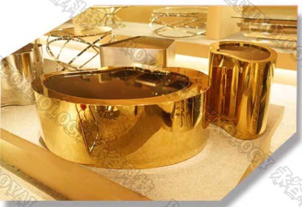 Système décoratif d'électrodéposition d'ion de matériel, système d'électrodéposition d'ion d'or