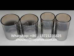 Couleur argentée ambre-clair et demi