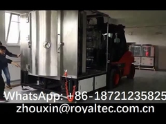 La 1ère machine de PVD construite dans le fil de Poalnd-métal et l'électrodéposition en verre de la lampe PVD