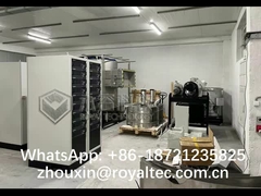 La 2ème machine de PVD construite dans la verrerie de la Pologne et le revêtement en verre de tasses