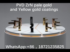 Revêtements d'or pâle de ZRN de PVD et d'or jaune