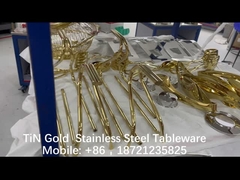 Couches en or PVD TiN pour ustensiles de cuisine, Couches en or PVD ZrN