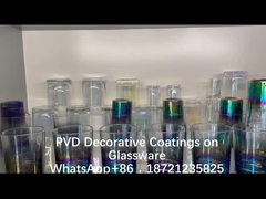 Machine de revêtement de verre à haute vacuité Système de revêtement décoratif PVD